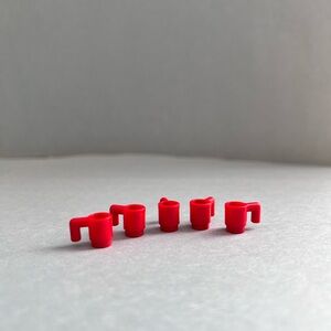 Lego Minifigure Red Mugs